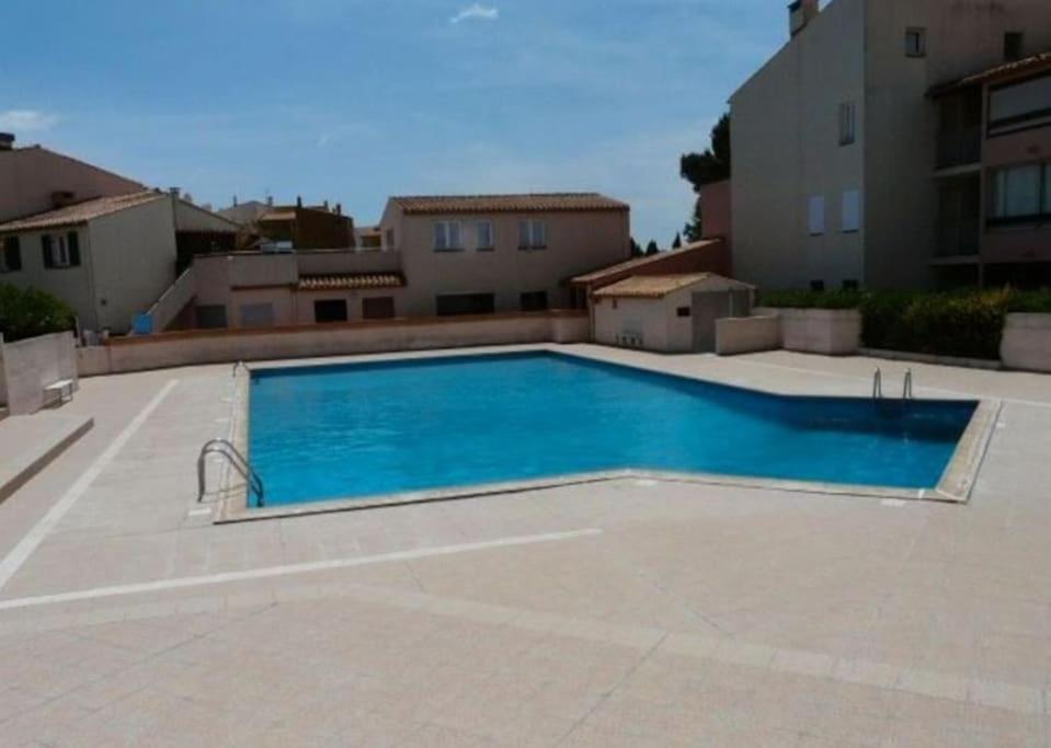 Agreable Studio Cabine - Piscine - Parking - Proche Plage Richelieu Agde Eksteriør billede